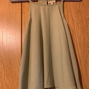 Lily white Hi-Low tank